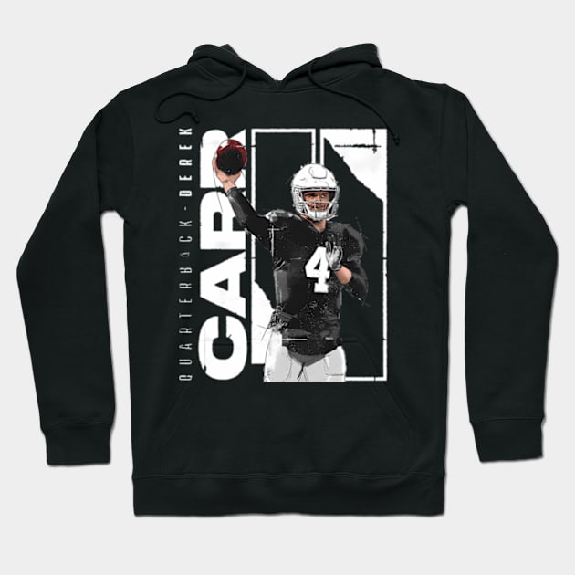 Derek Carr Las Vegas Stretch Hoodie by caravalo